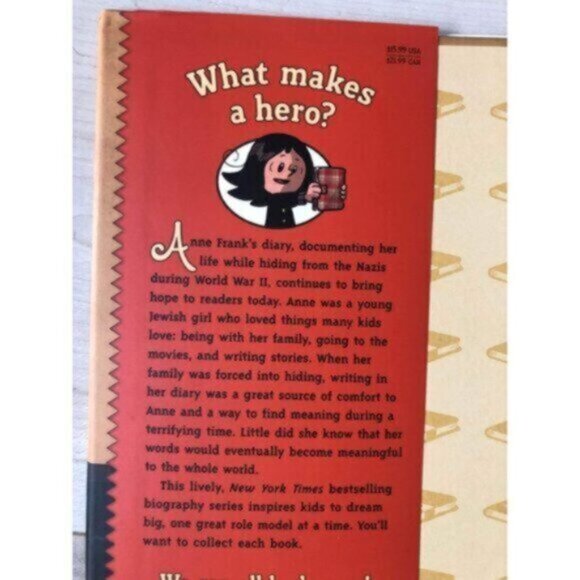Anne Frank Kids Book Hard Cover New - Picture 2 of 9